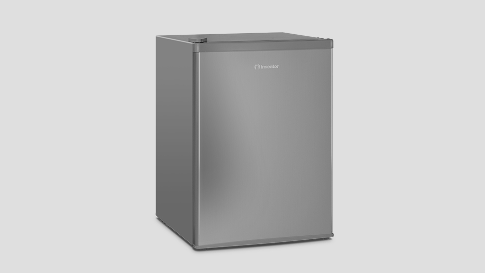 MiniBar Refrigerator in modern silver colour and 65L of capacity